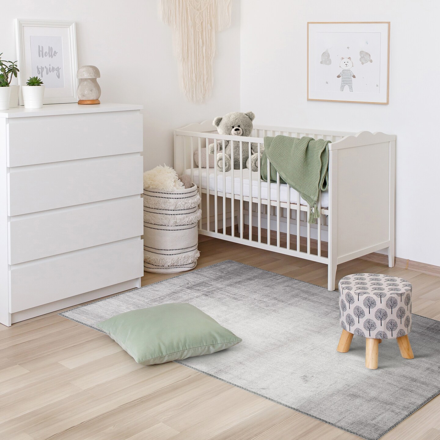 Sorbus 3x5 Area Rug for Entryway, Machine Washable, Non-Slip, Vintage Rug