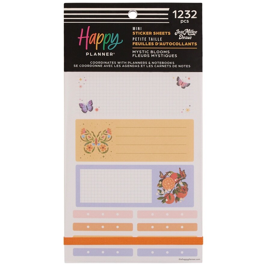 Happy Planner Mini Sticker Value Pack 30/Sheets-Mystic Blooms | Michaels
