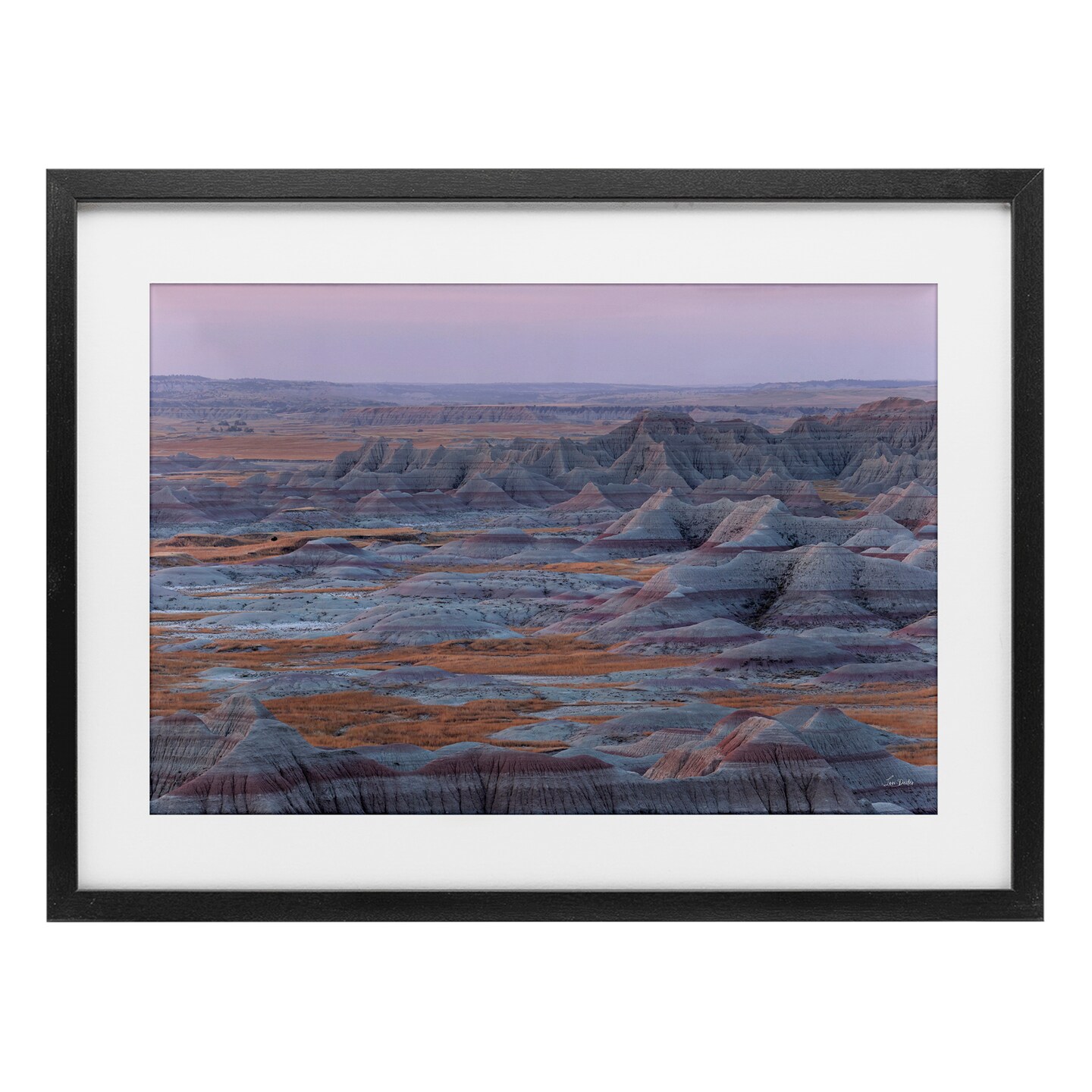 Stupell Industries Badlands Kaleidoscope Rocky Landscape Framed Print Under Glass, design by Lori Deiter