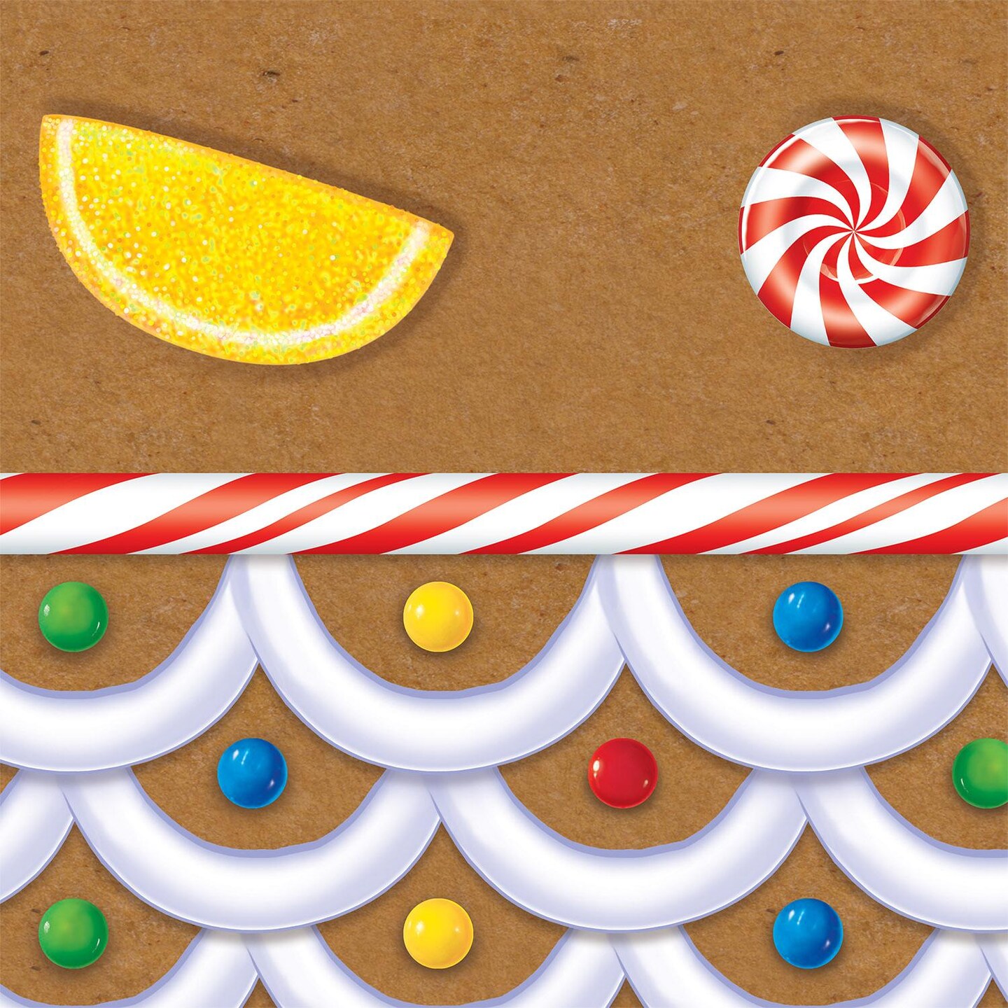 12 Pack Beistle Christmas Gingerbread House Tablecover