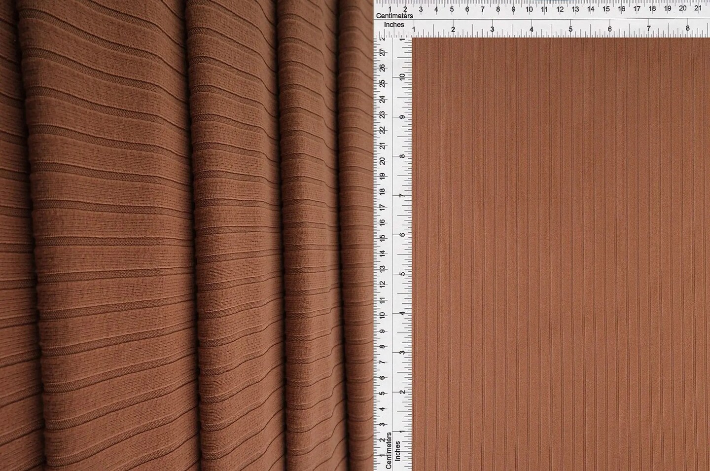 1 Yard Stretchy 8x3 Ribbed Knit Fabric Solid Color Polyester Spandex