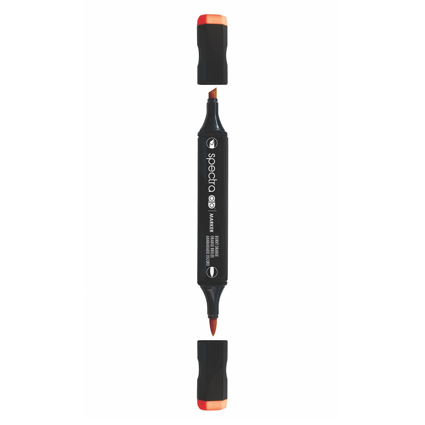 Spectra AD Marker, Tri-Nib & Brush Dual-Tip, Orange Color Family