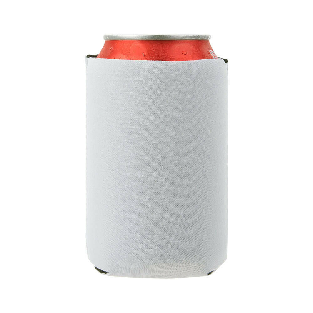 Craft Express 4 Pack Sublimation Neoprene Can Coolers &#x2013; 12oz White