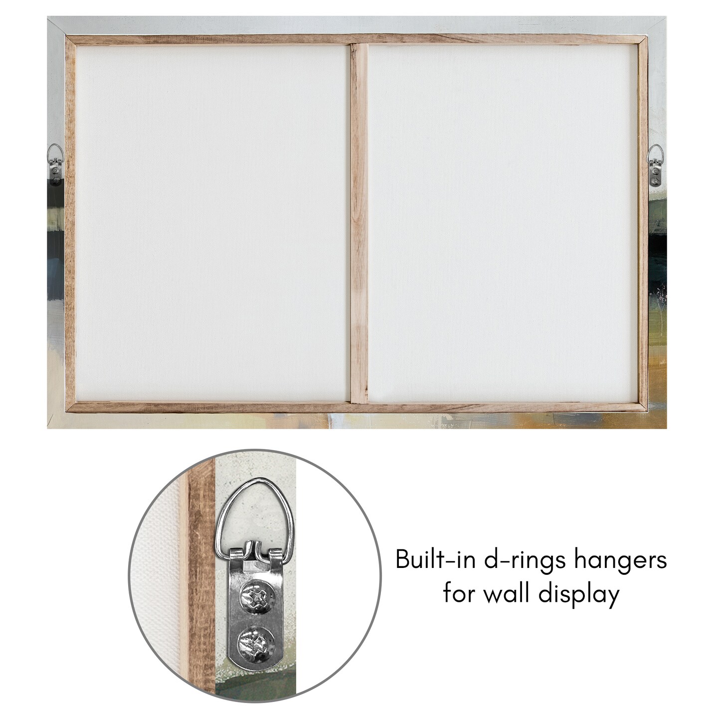 Americanflat Canvas Wall Art Featuring Beige, Blue, Green, Purple and White Tones - Gallery Wrap - Landscape Wall Art