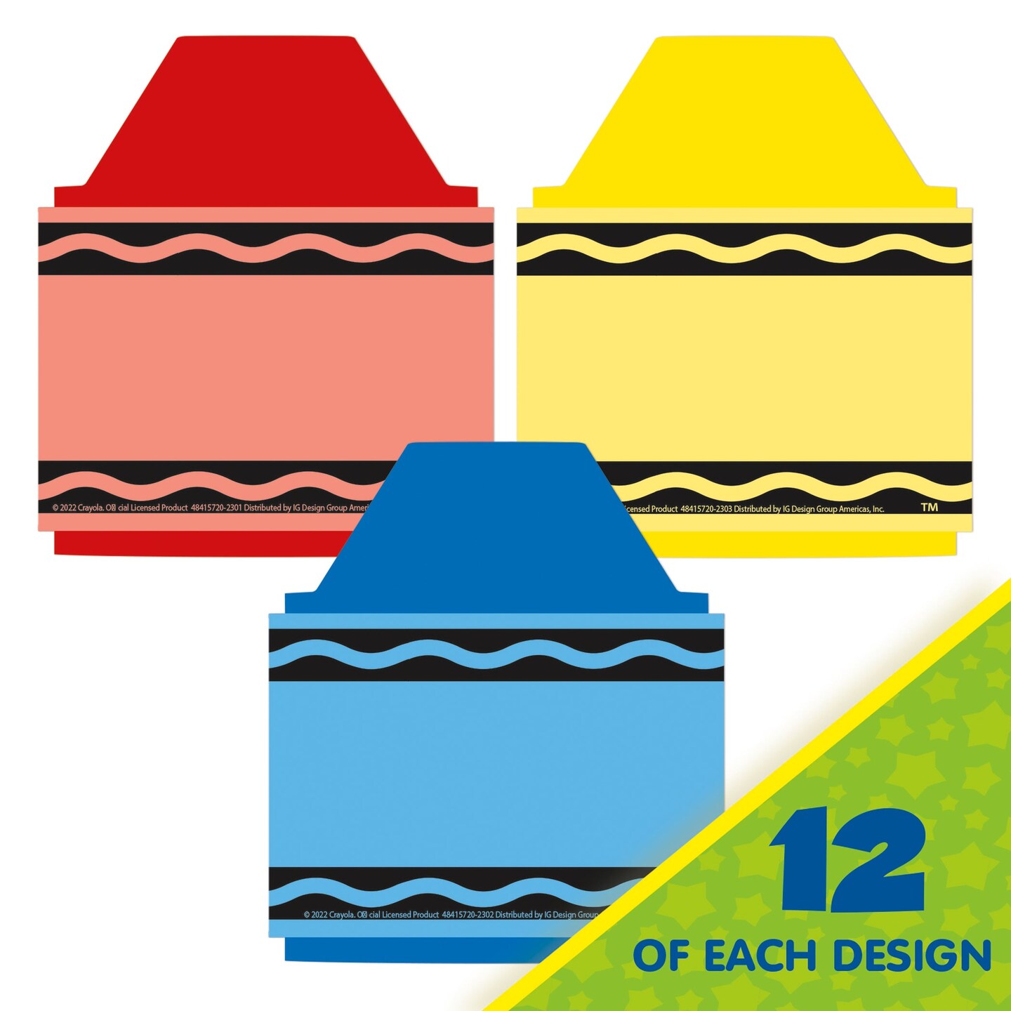 Crayola&#xAE; Crayons Paper Cut-Outs, Pack of 36