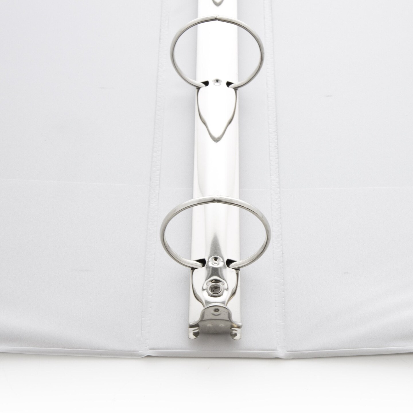 3-Ring View Binder with 2 Pockets, 1.5&#x22;, White