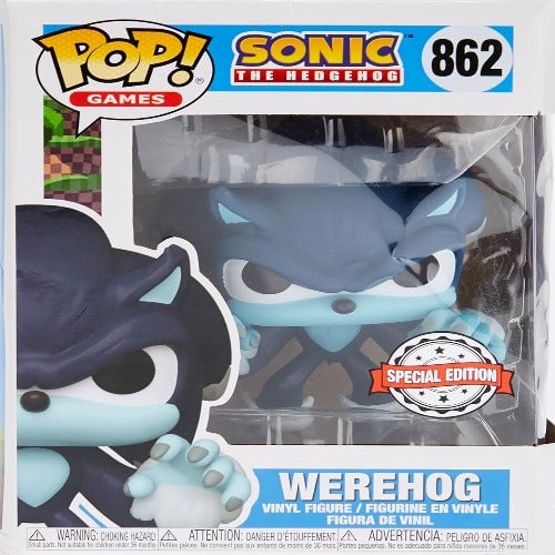 Sonic Werehog Funko Pop Animation Vinyl Figure Games Collectible 3.75 Inches