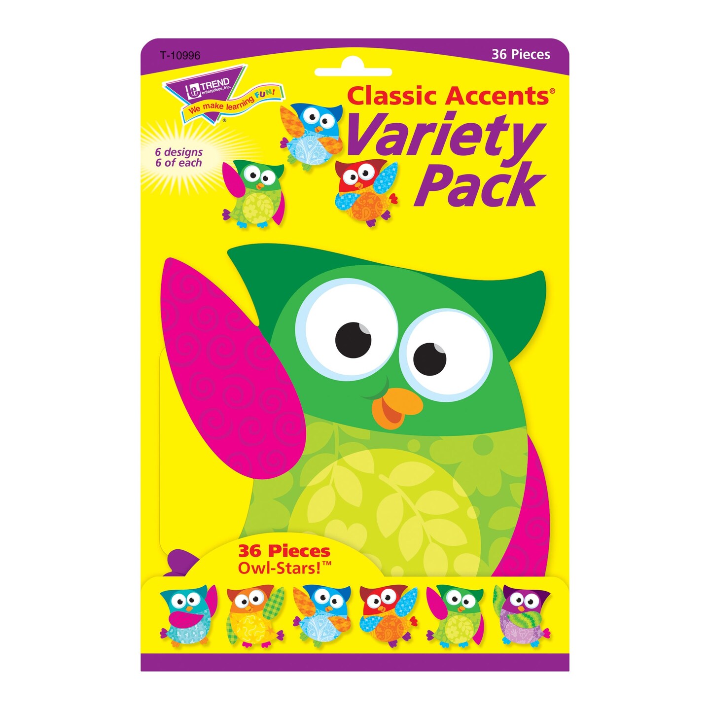 Owl-Stars!&#xAE; Classic Accents&#xAE; Variety Pack, 36 ct