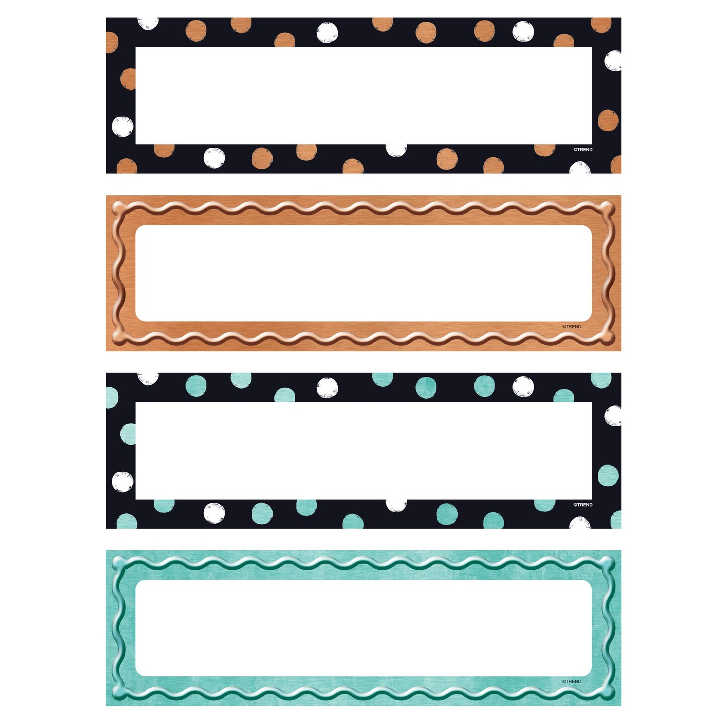 I &#x2665; Metal Dots &#x26; Embossed Name Plates Variety Pack, 32 Count