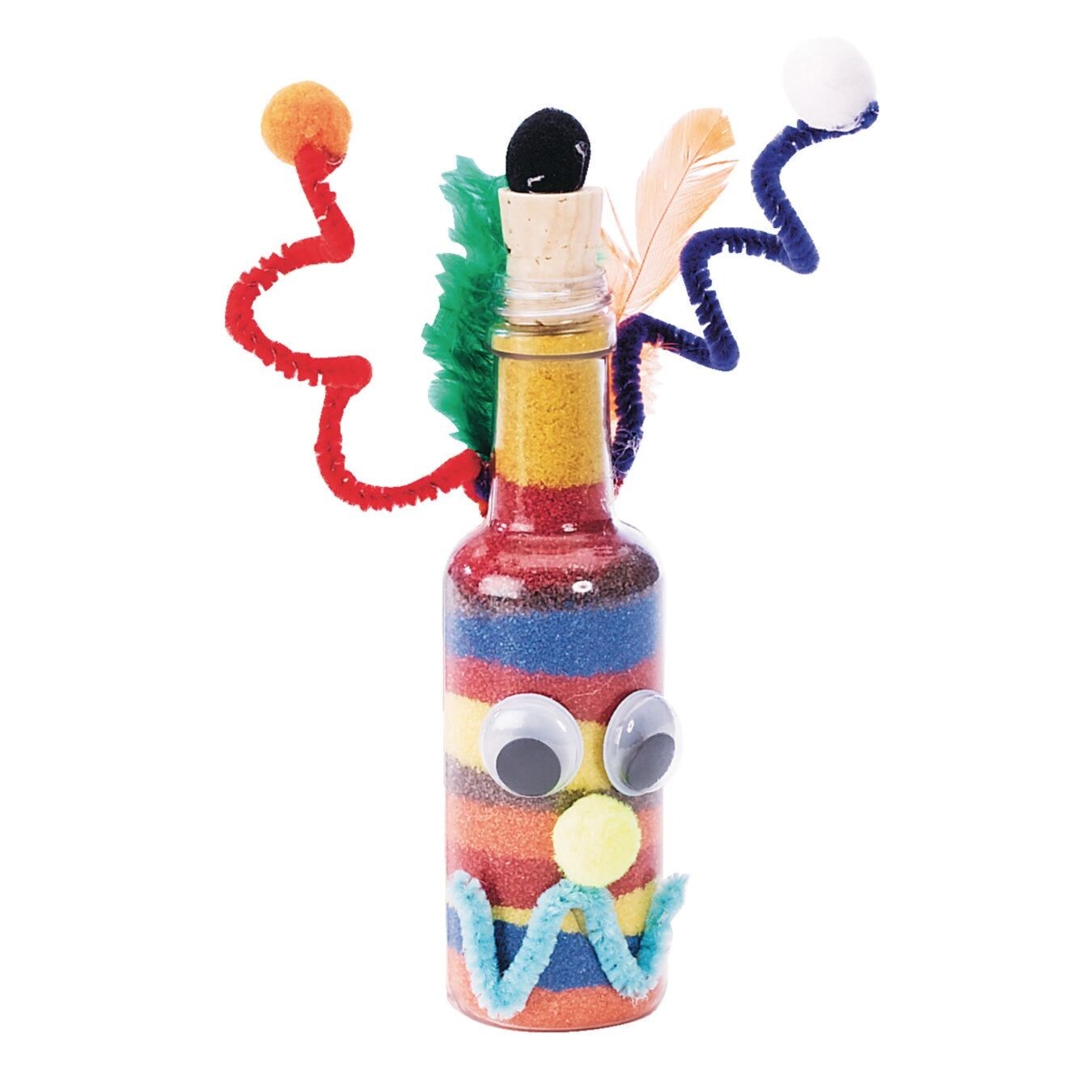 EduCraft&#xAE; Sand Art Monsters Craft Kit (Pack of 24)