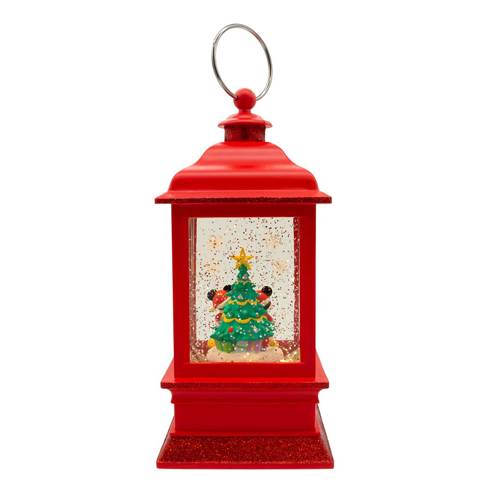 Kurt Adler 9-Inch Battery-Operated Disney&#xA9; Mickey and Minnie Spinning Musical Light-Up Lantern