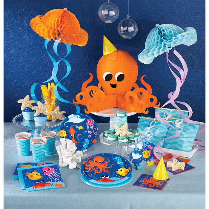 Ocean Celebration Metallic Balloon Pufferfish