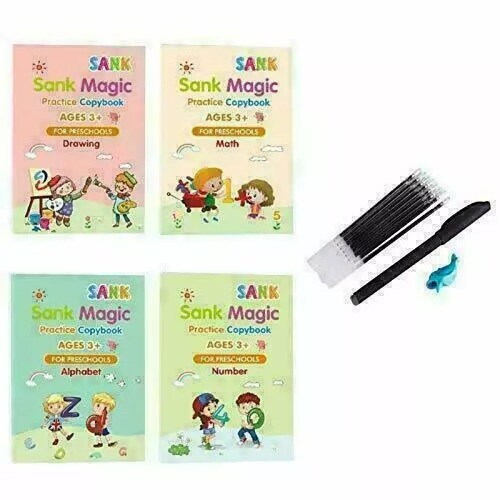 Magic Practice Copybook for Kids Children Handwriting Reusable Calligraphy Book
