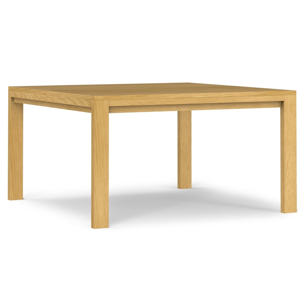 Wilson Oak Square Dining Table 54 Inch Solid Wood Contemporary Design Kitchen Dining