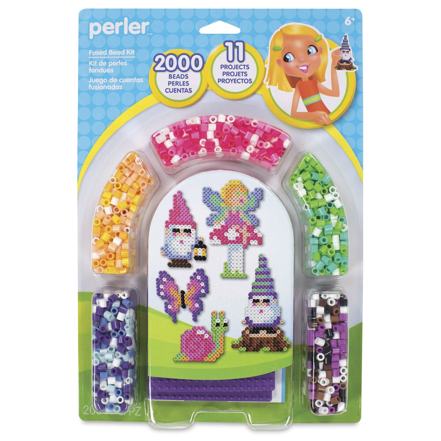Perler Garden Friends Fused Bead Activity Kit