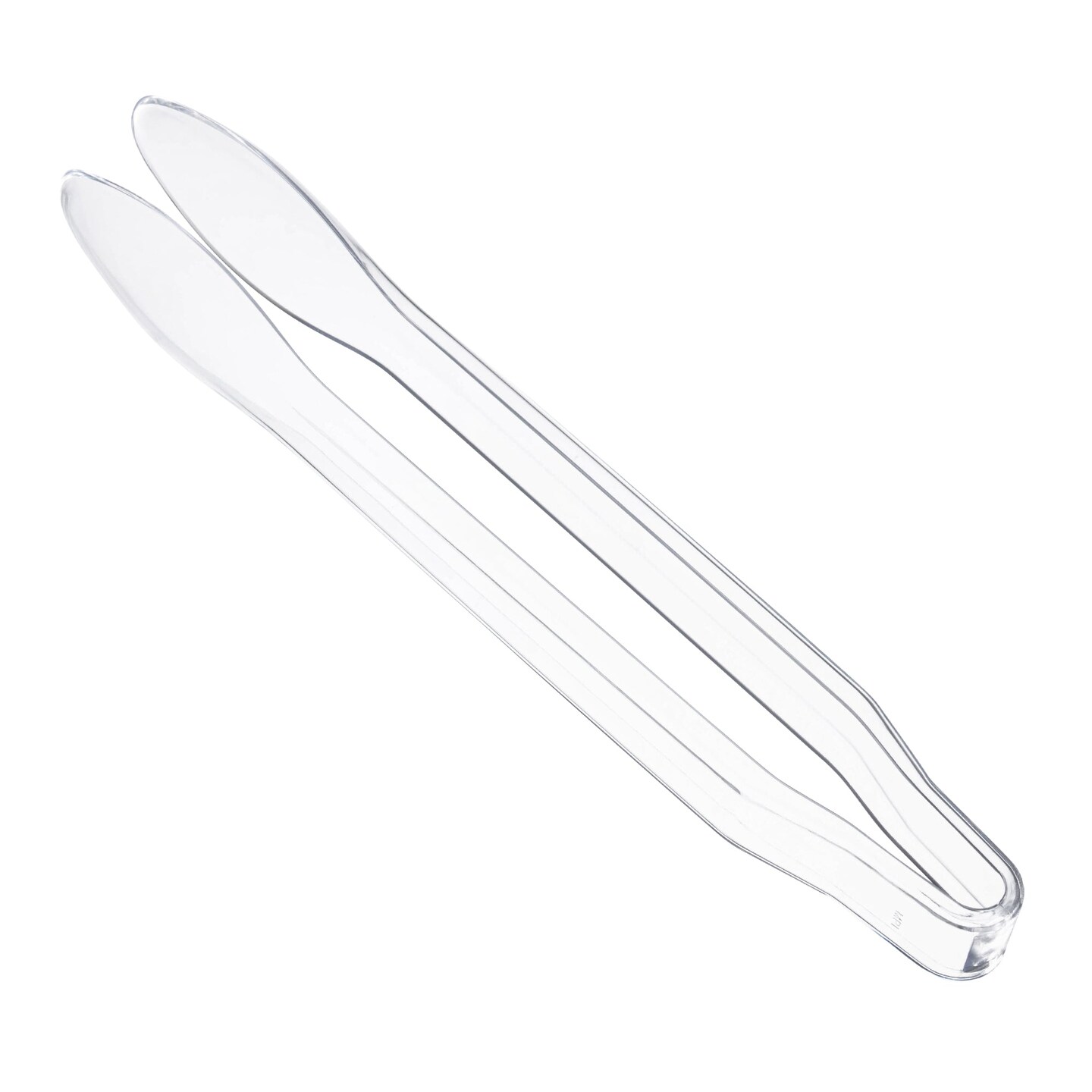 Clear Disposable Plastic Serving Tongs - 12&#x22; (48 Tongs)