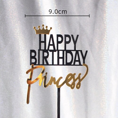 Princess Birthday Cake Topper