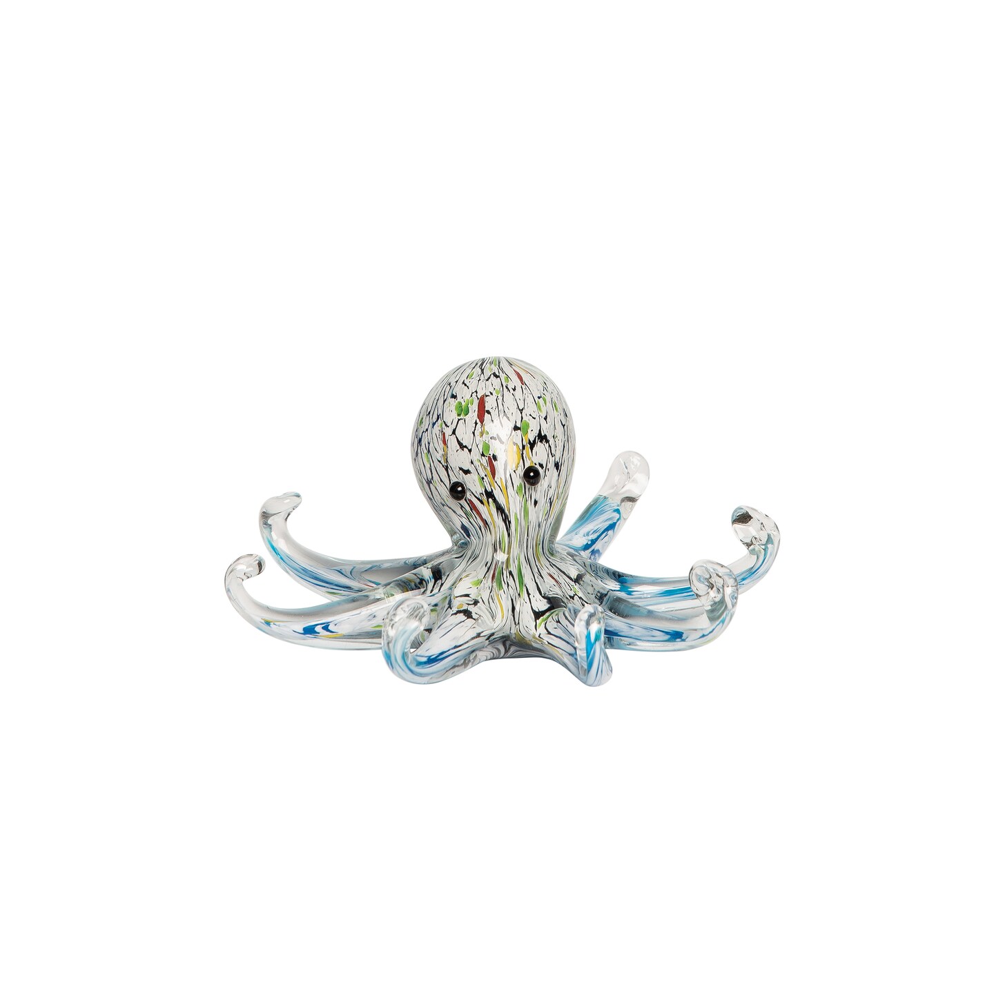 Glass Octopus Figure Figurine