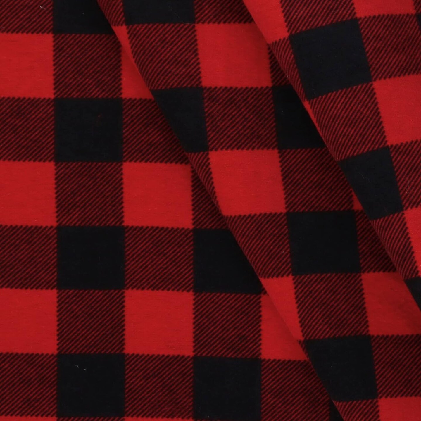 Mook Fabrics Buffalo Plaid Flannel Fabric [43 in. Wide] - By The Yard