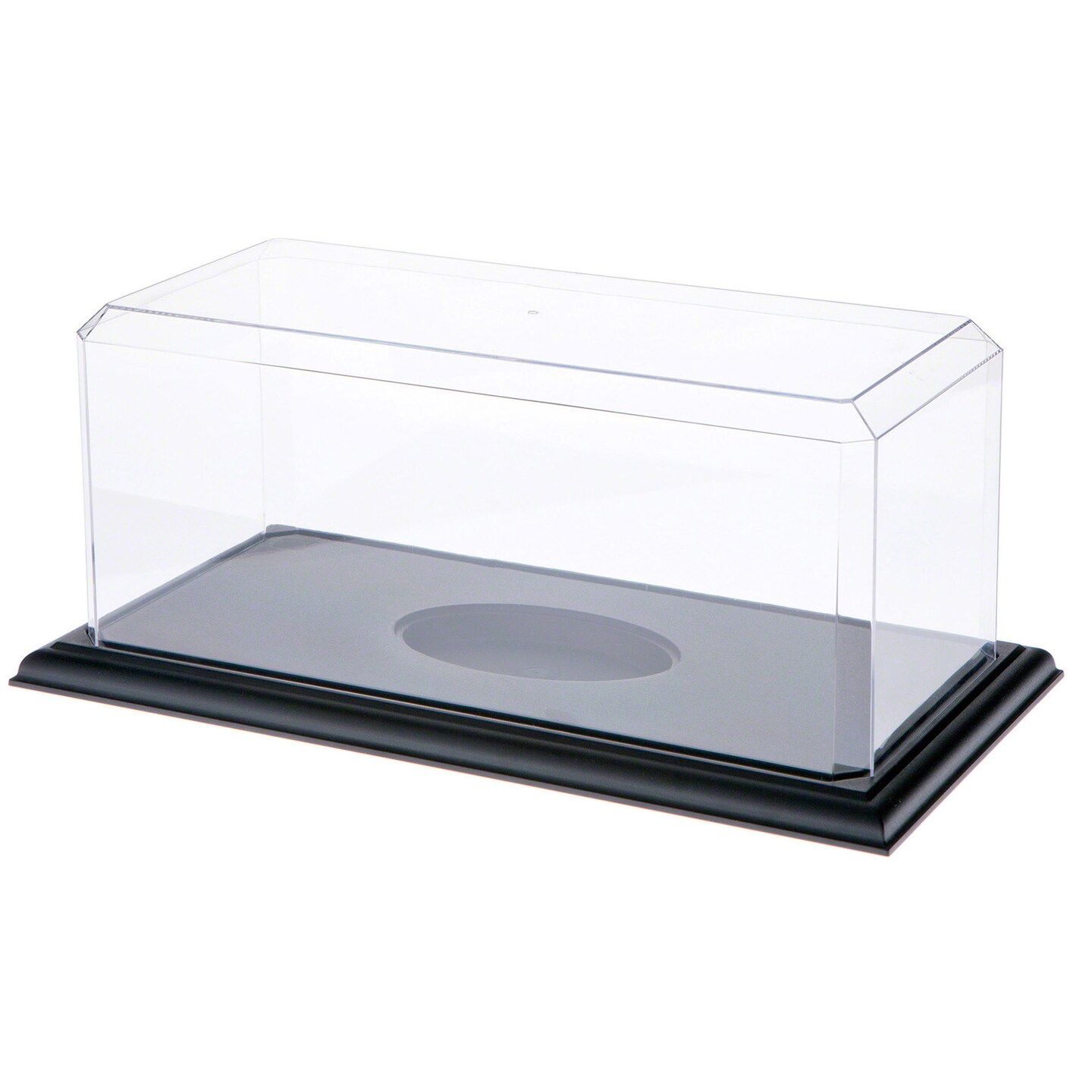 Pioneer Plastics 576CPBASE Clear Plastic Football Display Cases, 15.5&#x22; W x 7&#x22; D x 6&#x22; H
