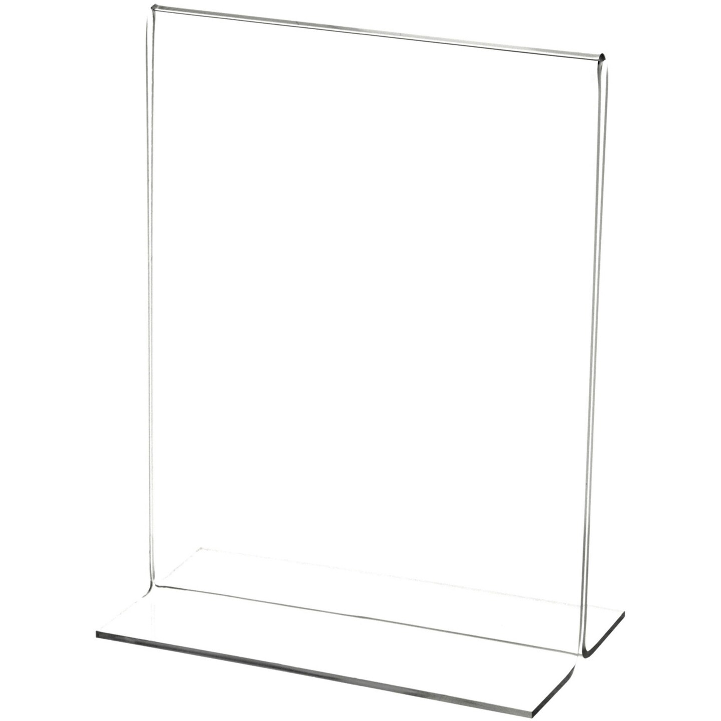 Plymor Clear Acrylic Sign Display / Literature Holder (Bottom-Load), 5.5&#x22; W x 7&#x22; H