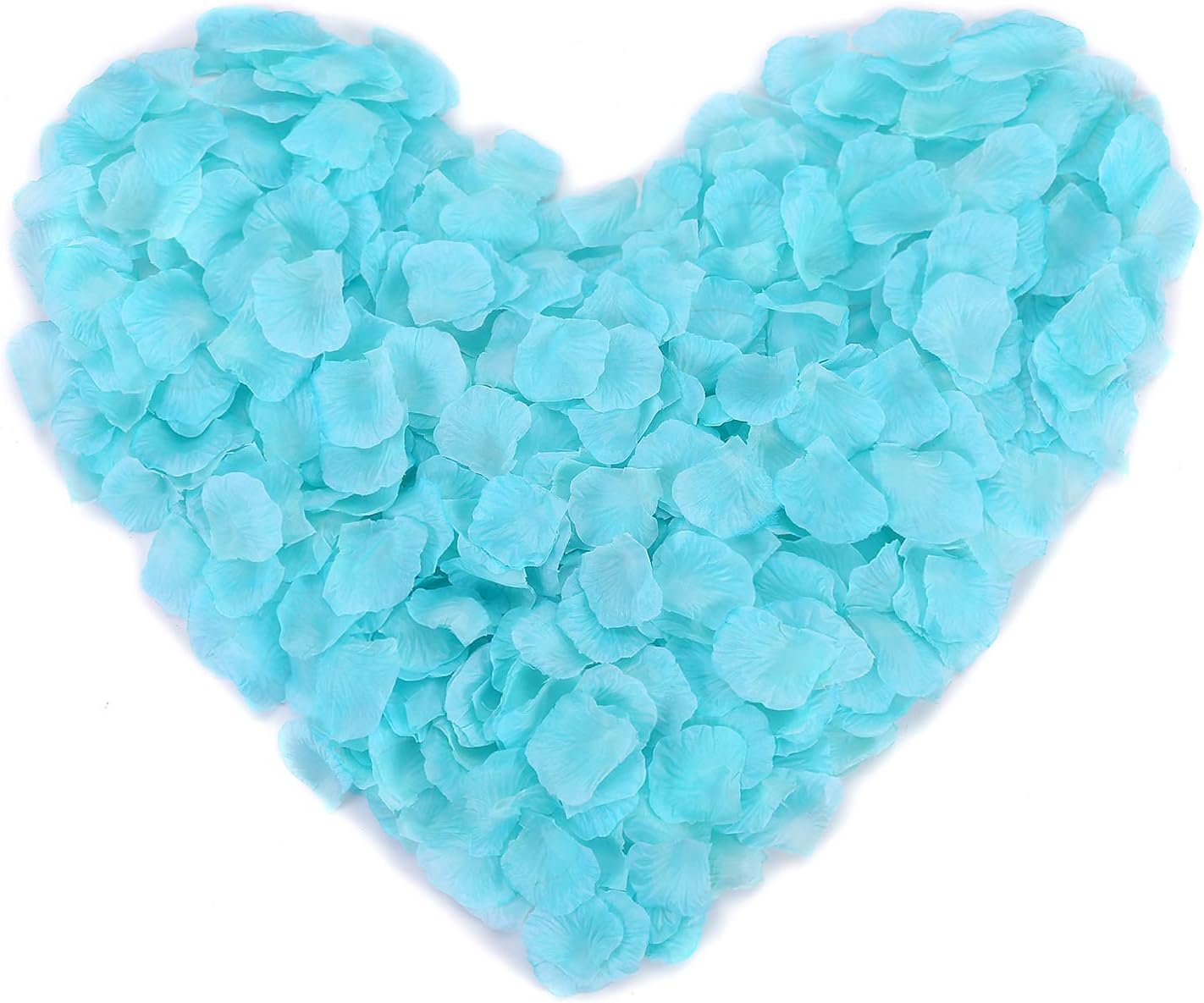 2000 PCS Silk Turquoise Rose Petals Artificial Flower Petals Wedding Party Flower Decoration