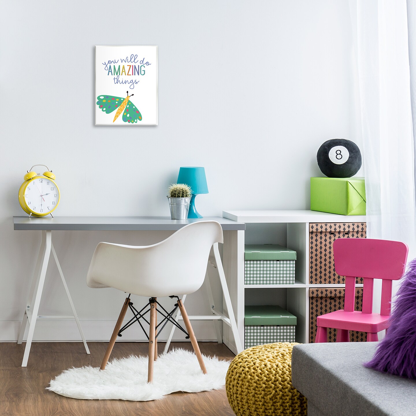 Stupell Industries Amazing Things with Dragonfly Wall Plaque Design by Kim Allen