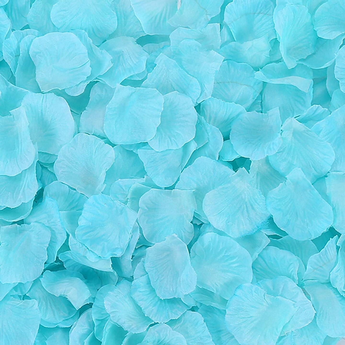 2000 PCS Silk Turquoise Rose Petals Artificial Flower Petals Wedding Party Flower Decoration