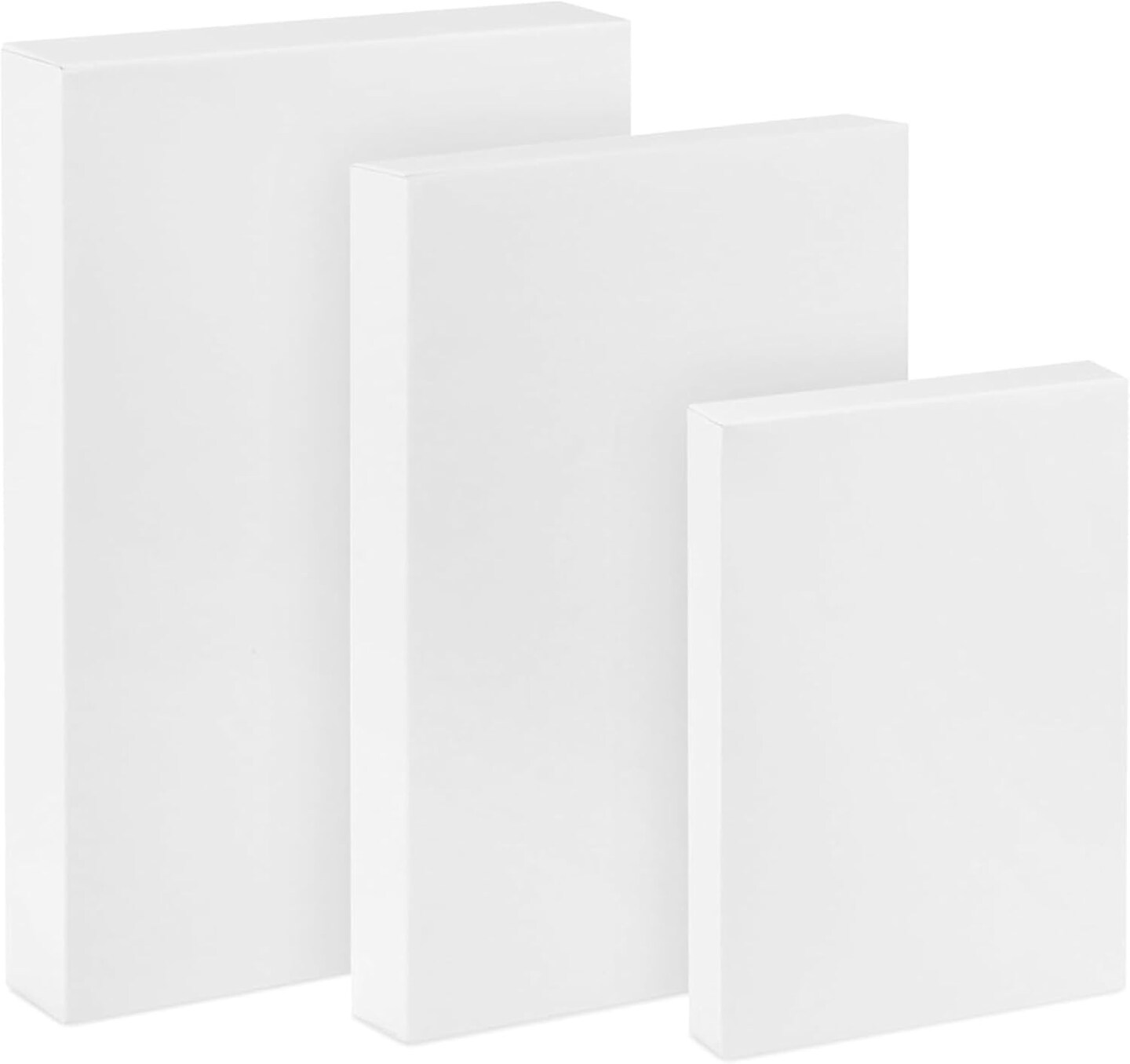 12-Pack White Gift Boxes with Lids – Multi-Pack Gift Wrap Boxes for Clothes, Apparel, and Birthdays, Assorted Sizes