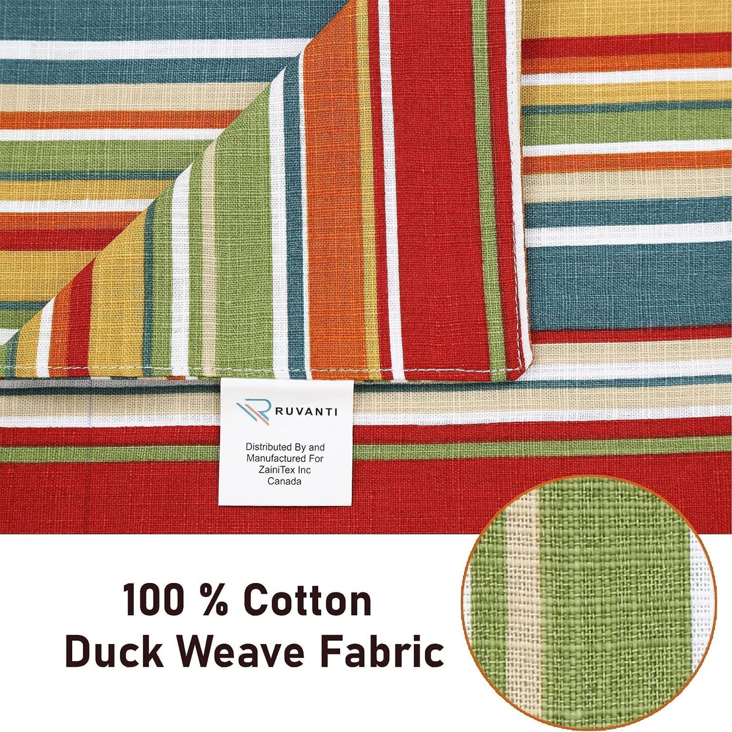 100% Cotton Table Runner 108 Inches Long, Non-Slip, Stain Resistant, Washable &#x26; Reusable Table Runners