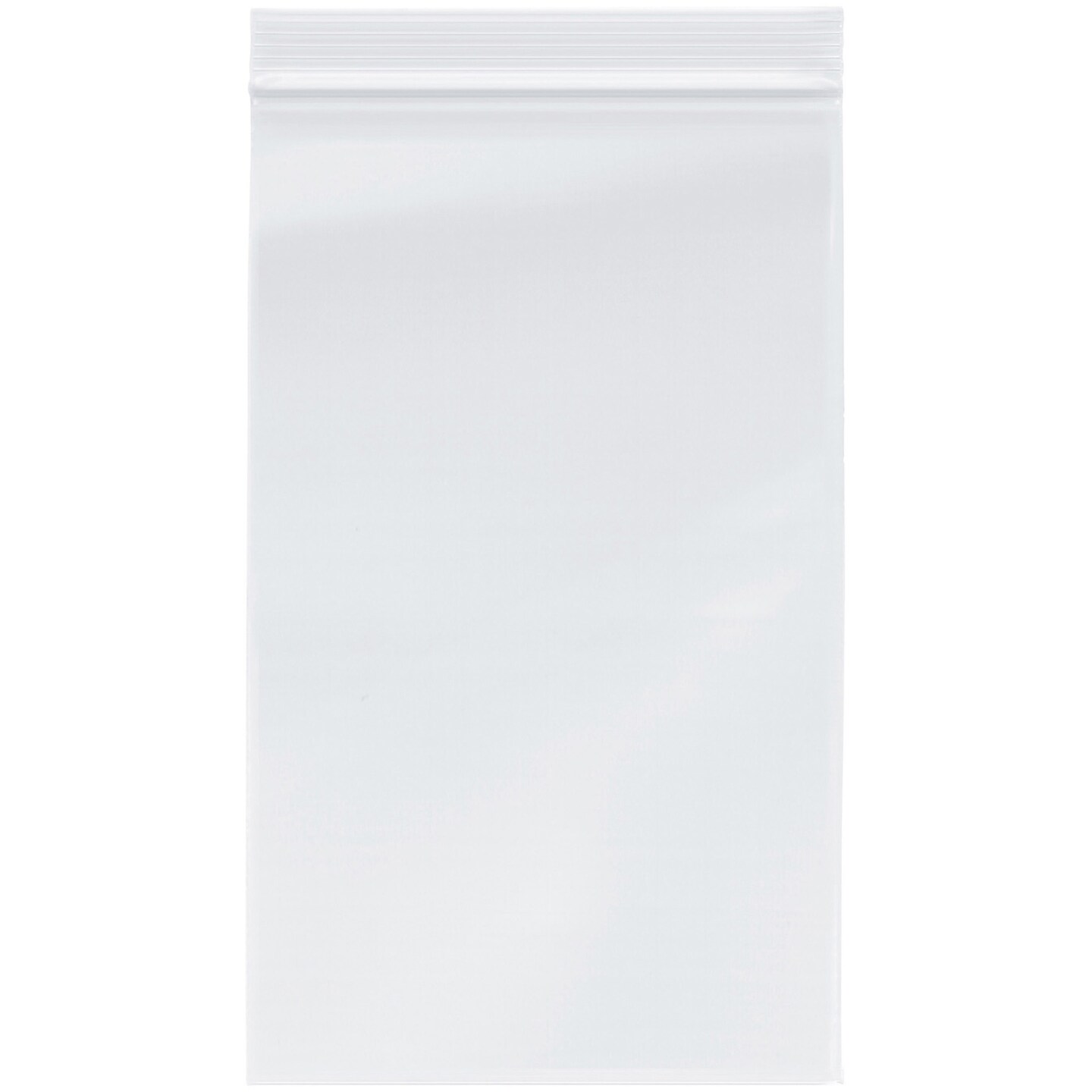 Plymor 6" x 10", 4 Mil Heavy Duty Zipper Reclosable Plastic Bags