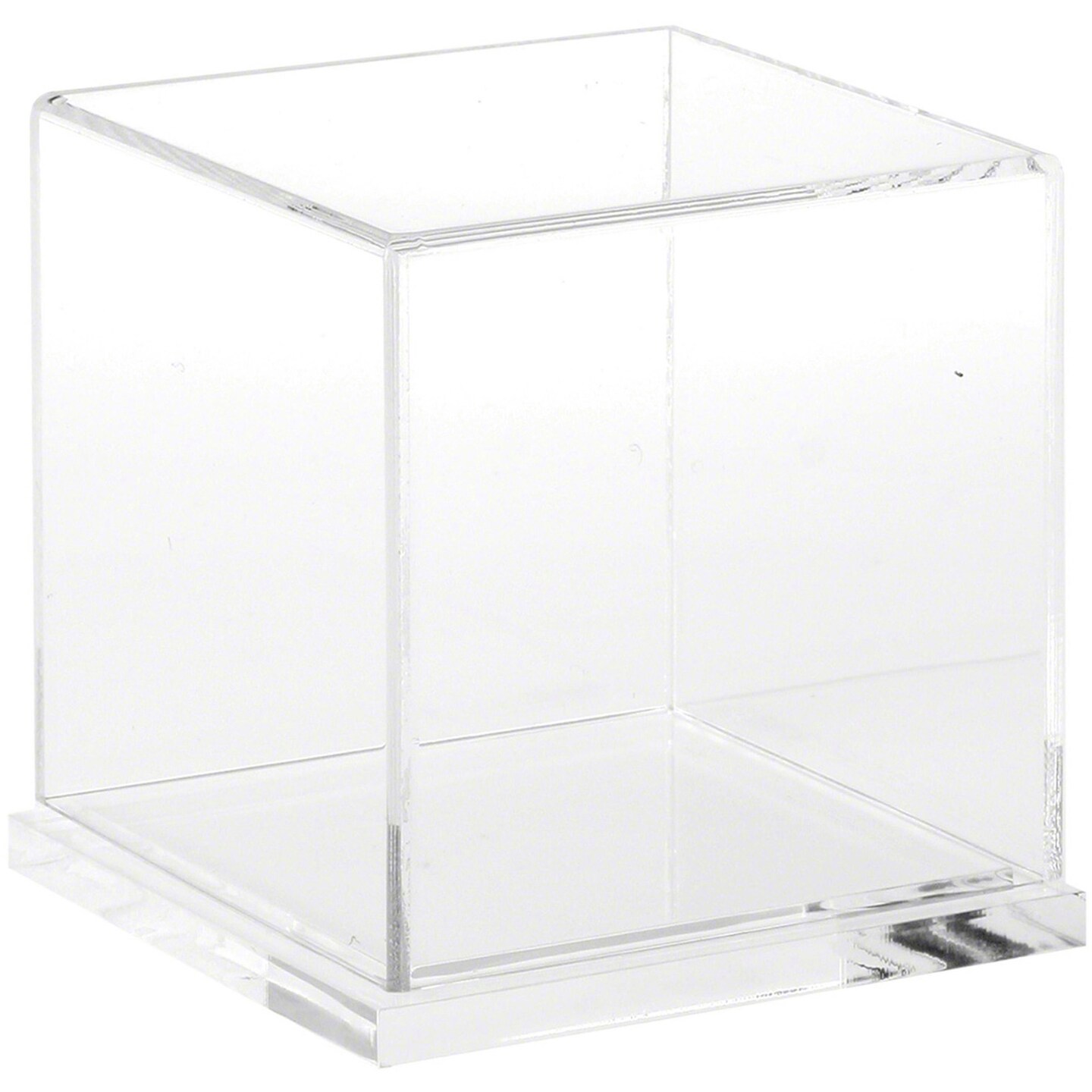 Plymor Clear Acrylic Display Case, 4&#x22; x 4&#x22; x 4&#x22;