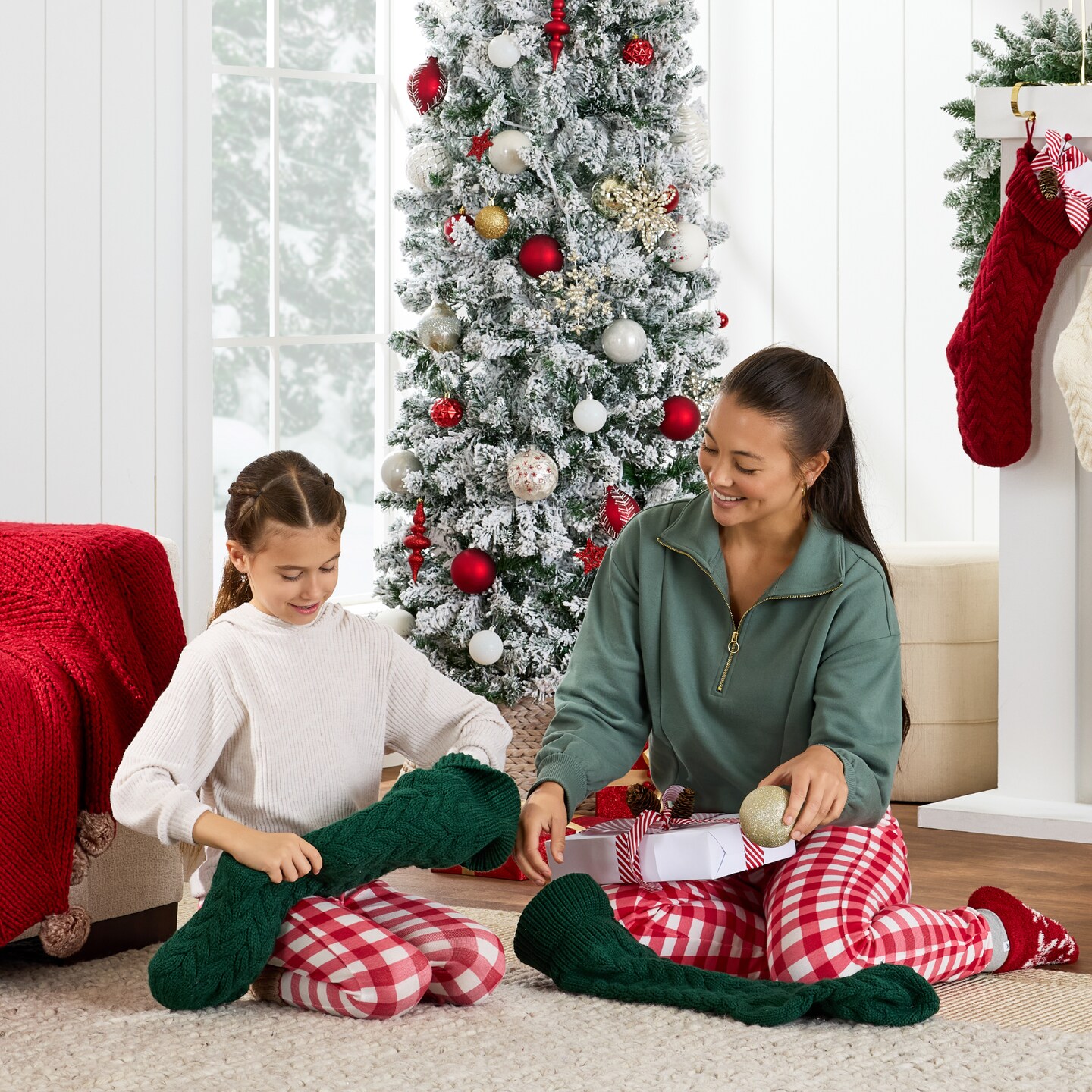 Best Choice Products Snow Flocked Artificial Pencil Christmas Tree Holiday Decoration w/ Metal Stand