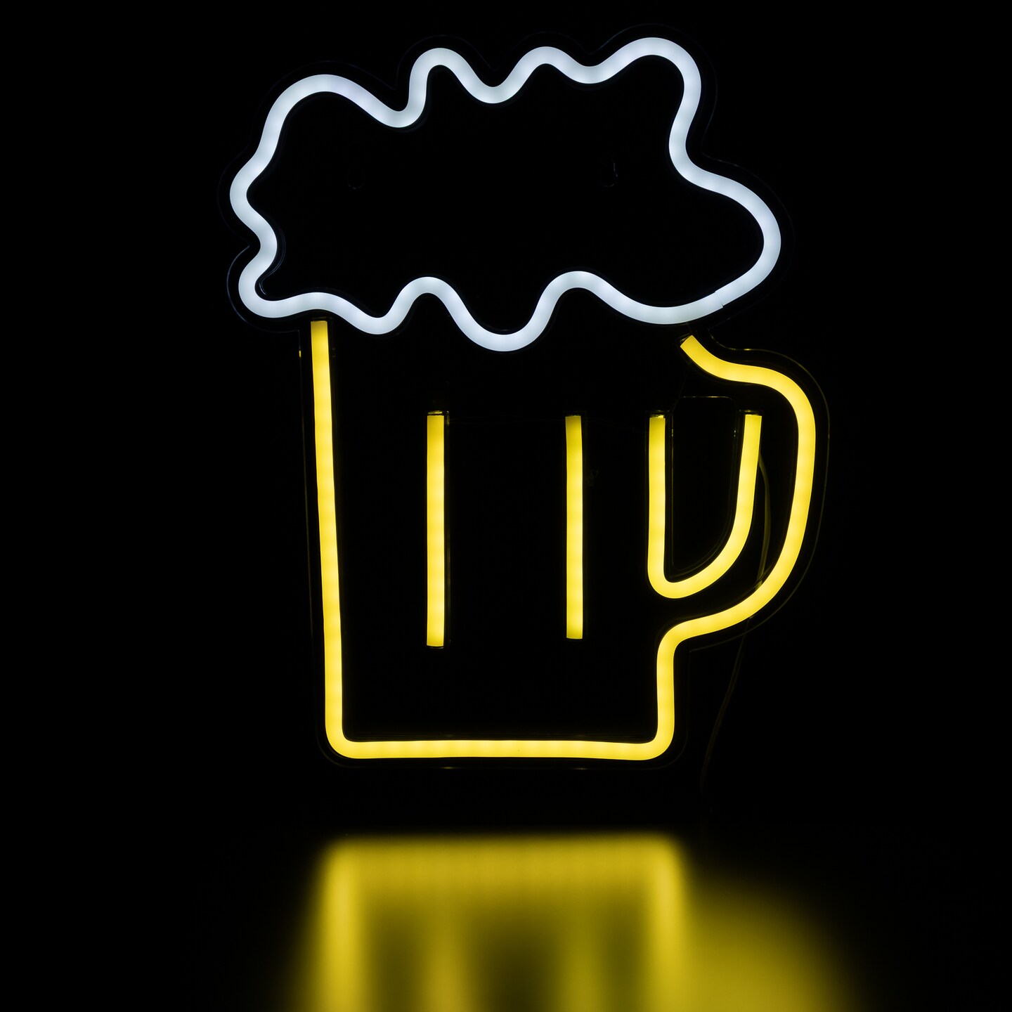 Northlight LED Beer Mug Neon Lighted Wall Art - 13&#x22;