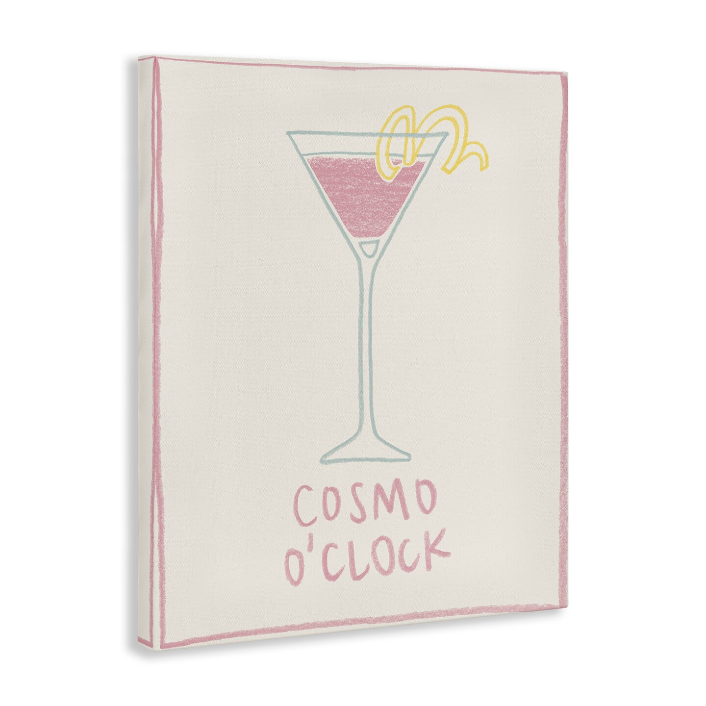 Stupell Industries Minimal Cosmo O&#x27;Clock Canvas Design by Grace Popp