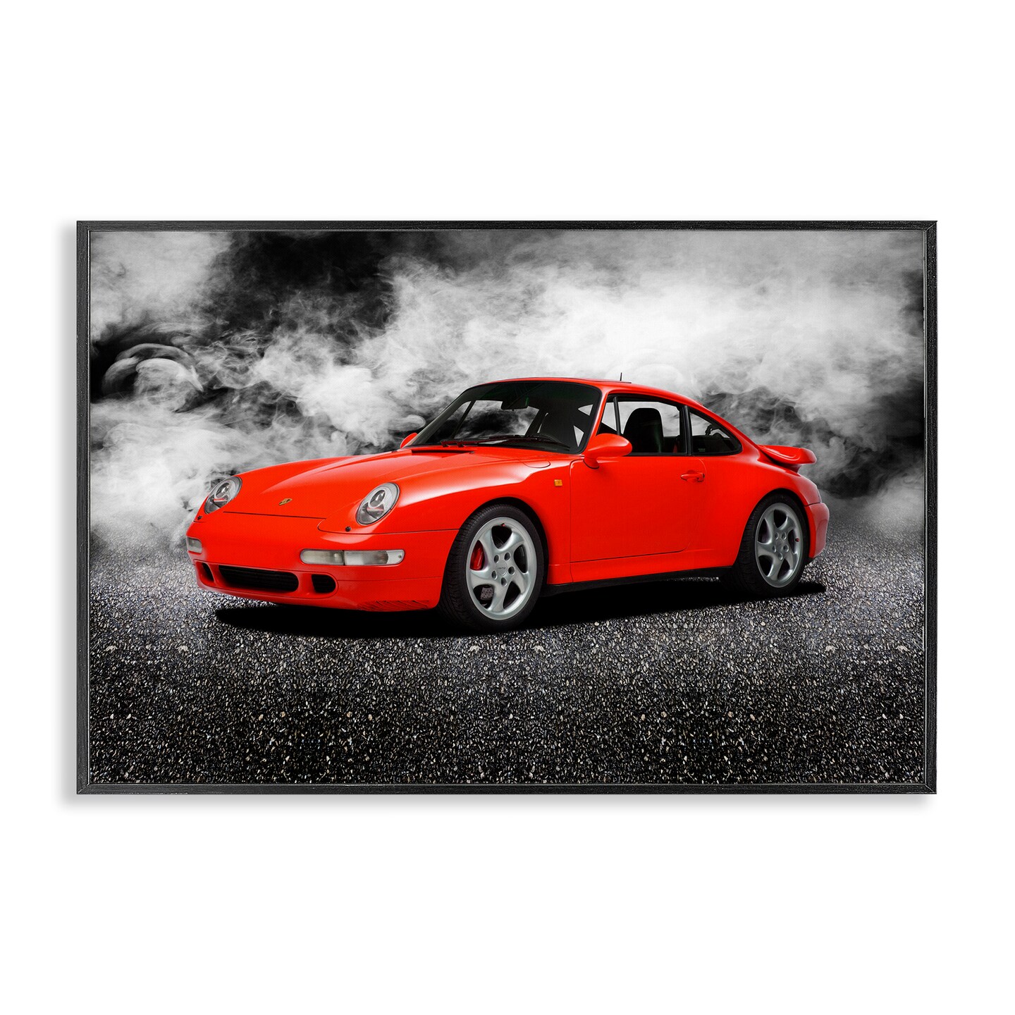 Stupell Industries Bold Red Sports Car Framed Giclee Design by Mark Rogan