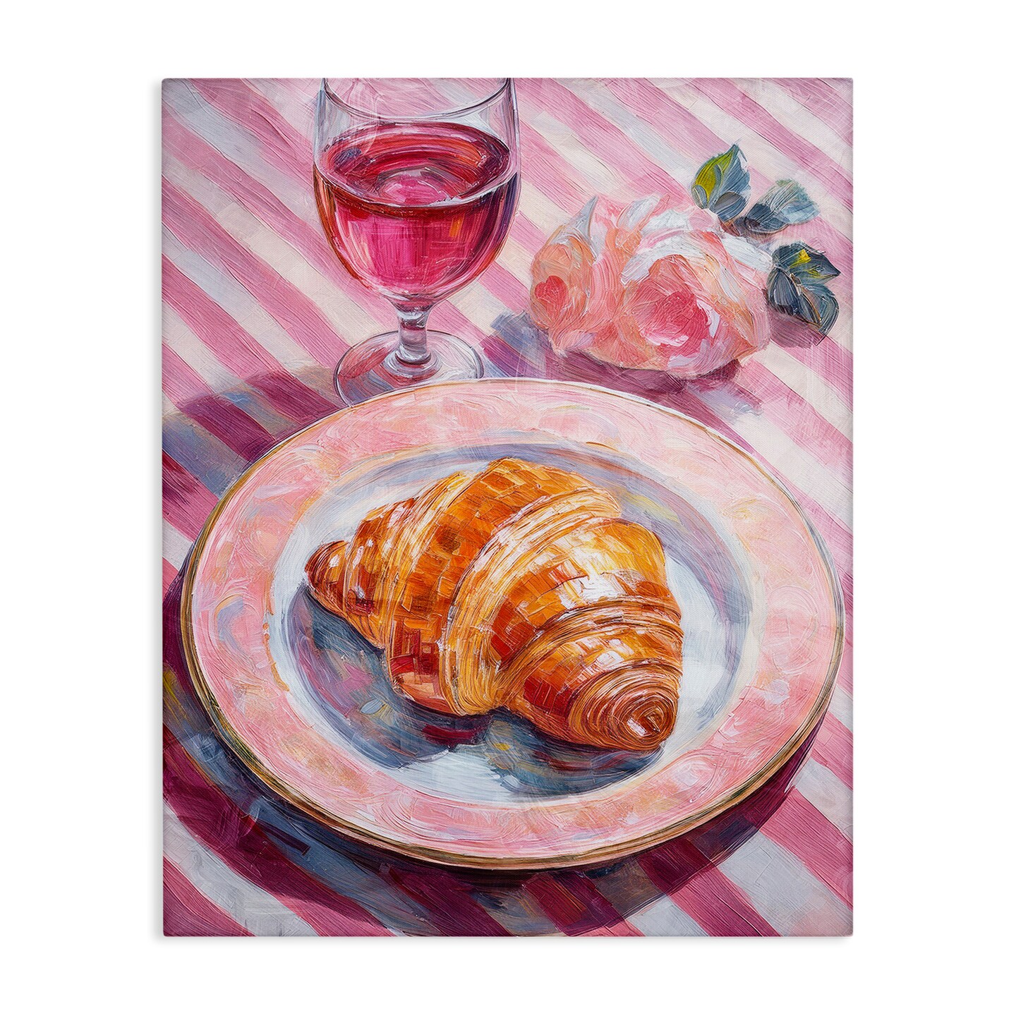 Stupell Industries Pastel Brunch Meal Canvas Design by Lil&#x27; Rue