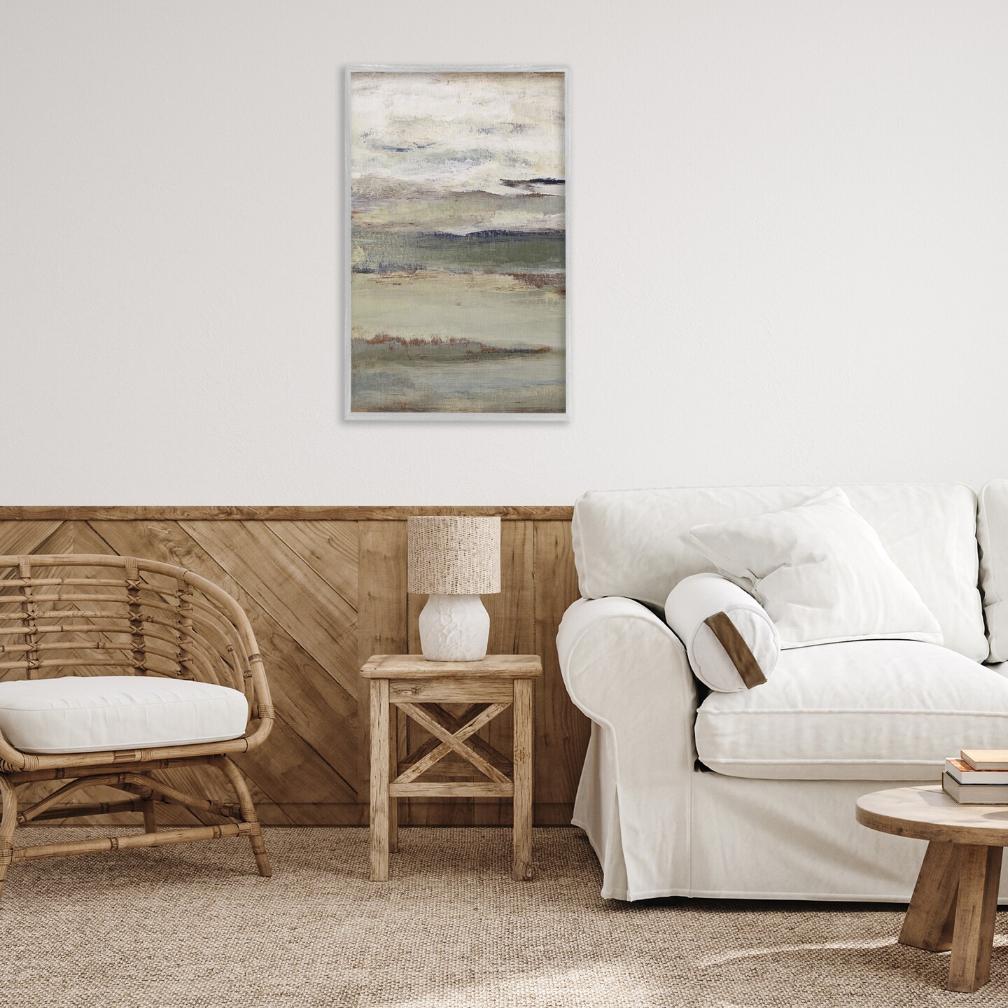 Stupell Industries Abstract Earth's Layers Framed Giclee Design by Lanie Loreth