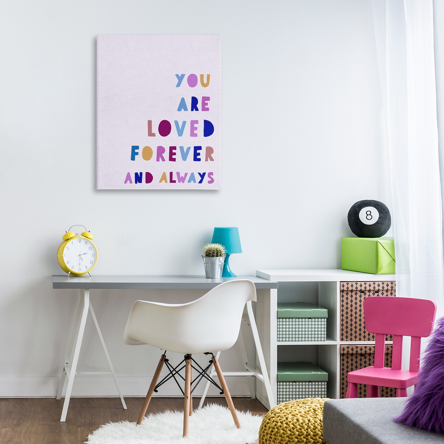 Stupell Industries You Are Loved Forever Canvas Design by Leah Straatsma