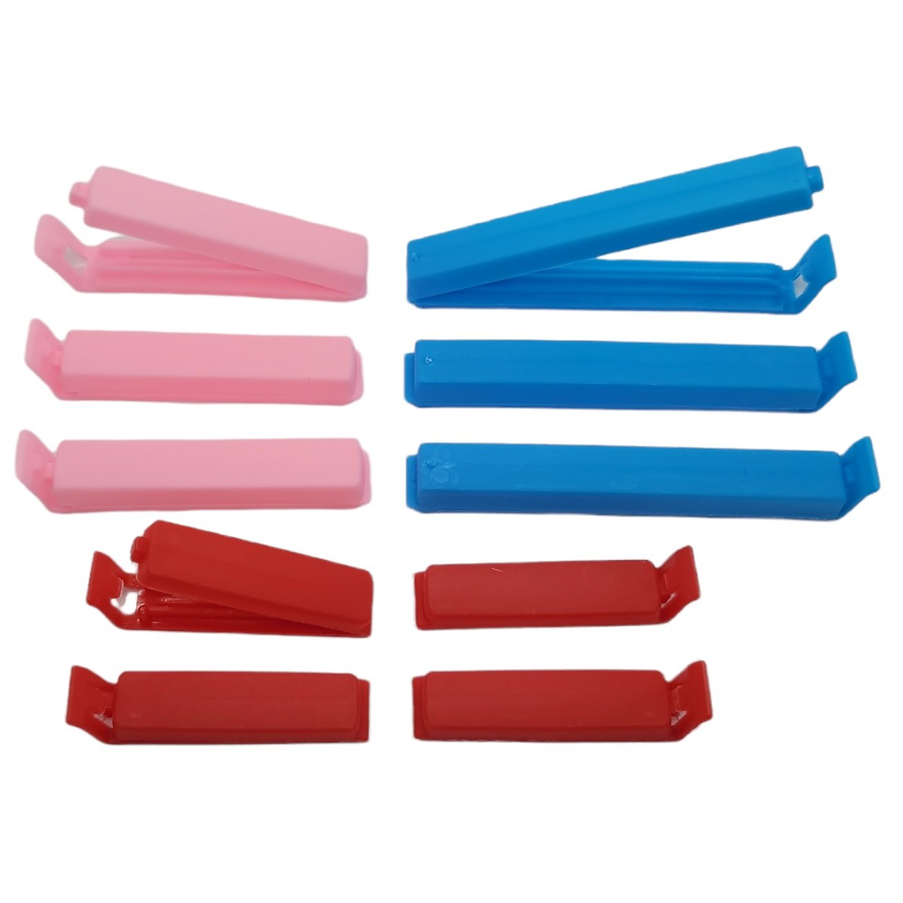 Handy Housewares 10-Piece Snap Bag Clips Set - Includes 3 Sizes Snack Chip Clips Sealers