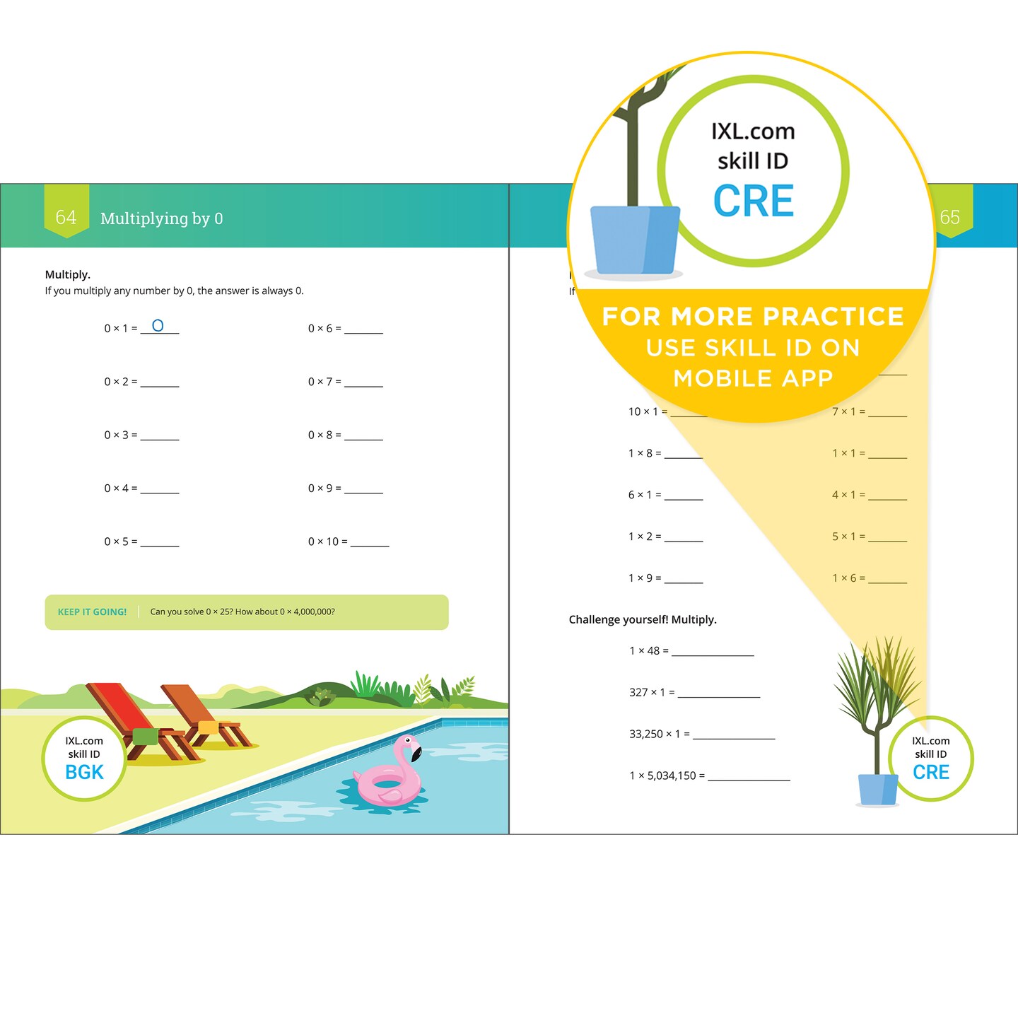 IXL Multiplication 3rd Grade Math Workbook, Mathematics Book for Kids Ages 8-9 Covering Times Table Facts and Properties, Models for Multiplying, and More