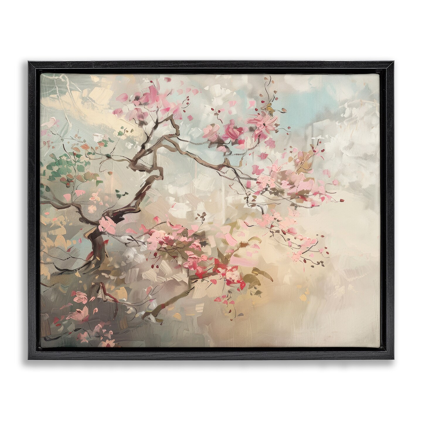 Stupell Industries Wild Cherry Blossoms Tree Floating Frame Design by Arlington Prints