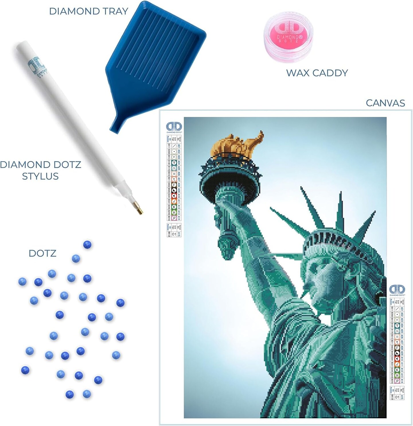 Statue of Liberty Diamond Painting Kits for Adults - Diamond Art Kits a Relaxing Creative Craft Kit