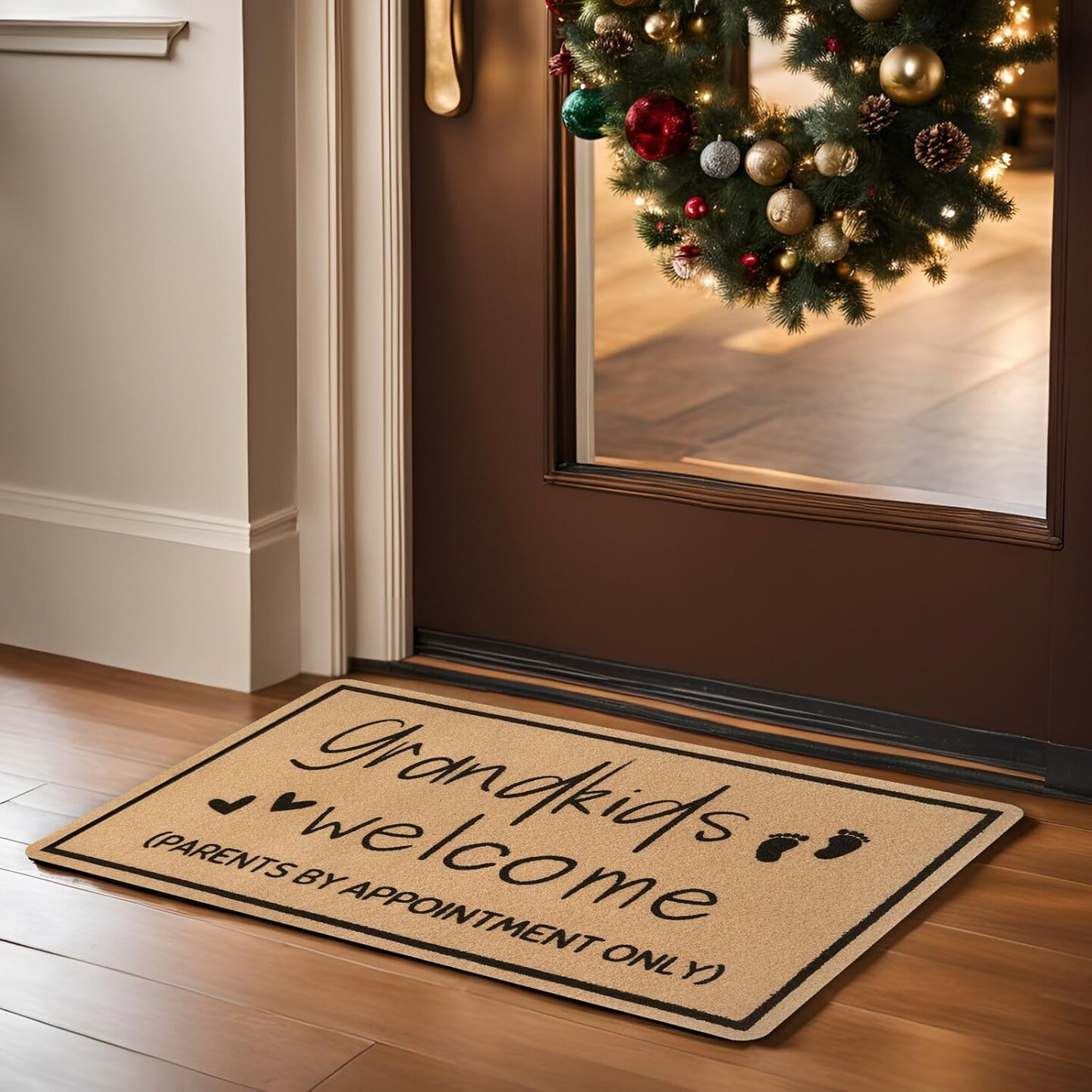 Mothers Day Nana Gifts for Grandma,Grandma Mothers Day Doormat Gift,Nana Gifts,Nana and Papa Gifts,Nana Gifts from Grandkids Granddaughter,Birthday Grandparents Gifts