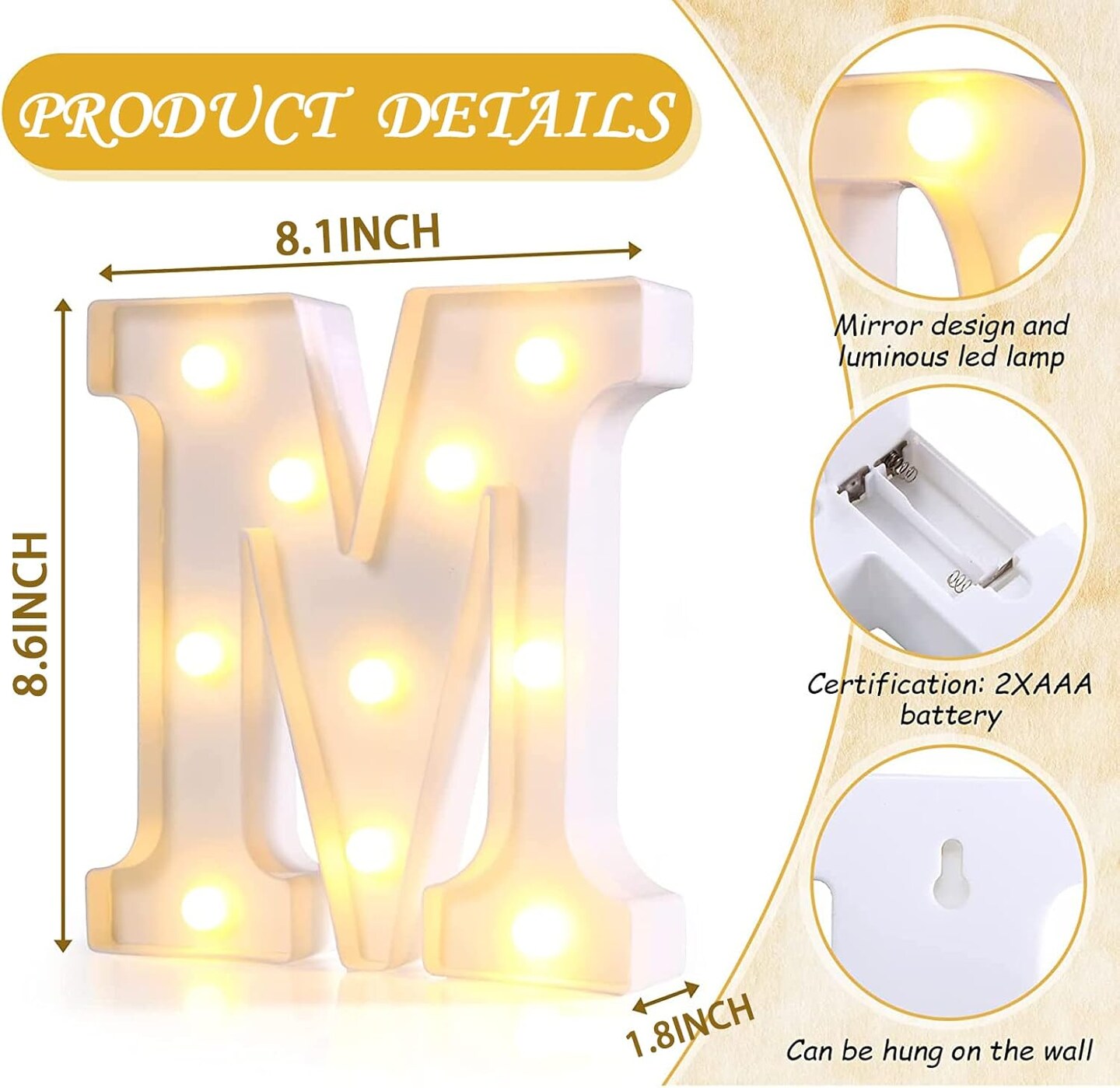 6-Piece MR & MRS LED Light Sign Set – Wedding, Engagement, Anniversary & Table Décor, Photo Prop