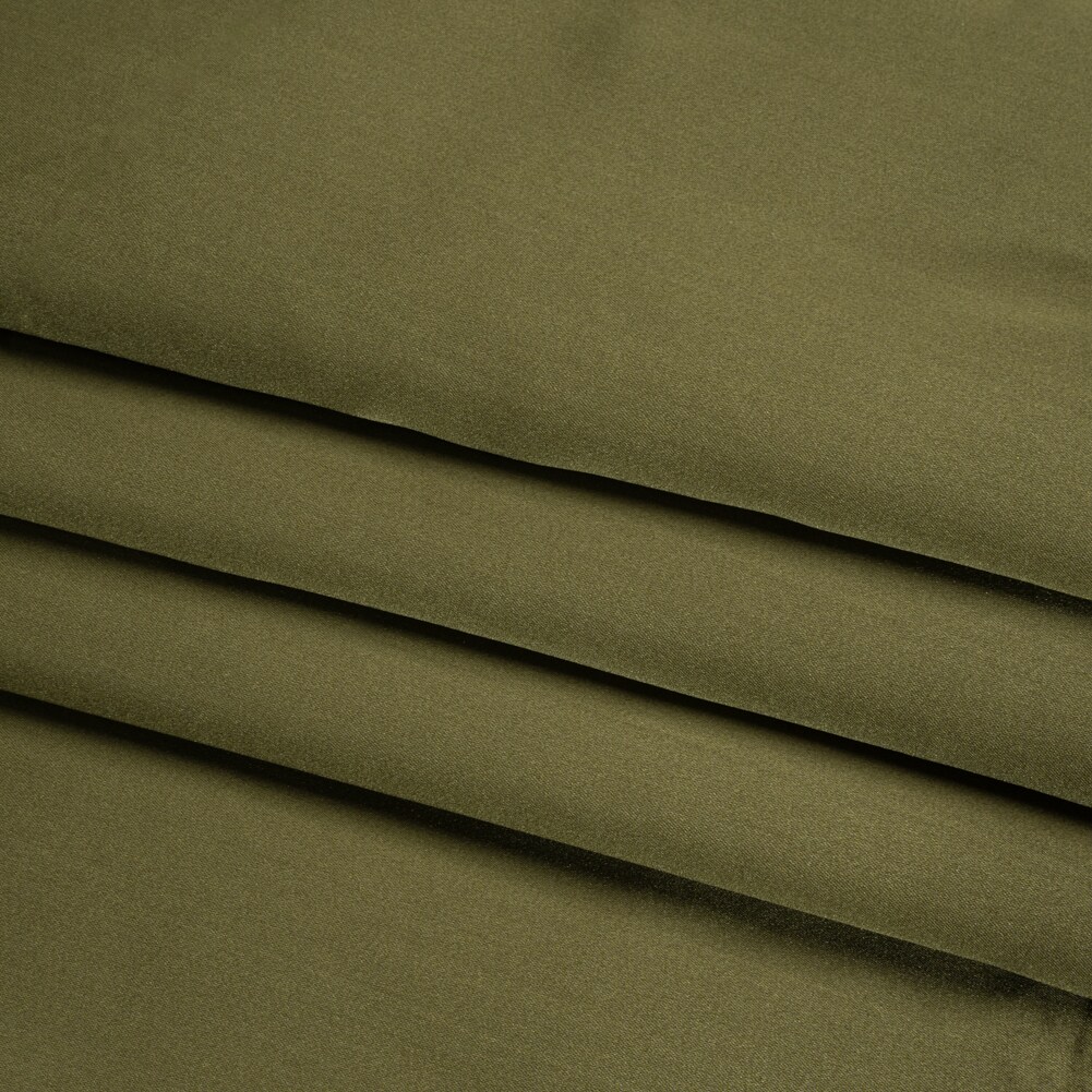 1 Yard Moss Green Silk Duchesse Satin Luxury Fashion Fabric, 59 Inches Width
