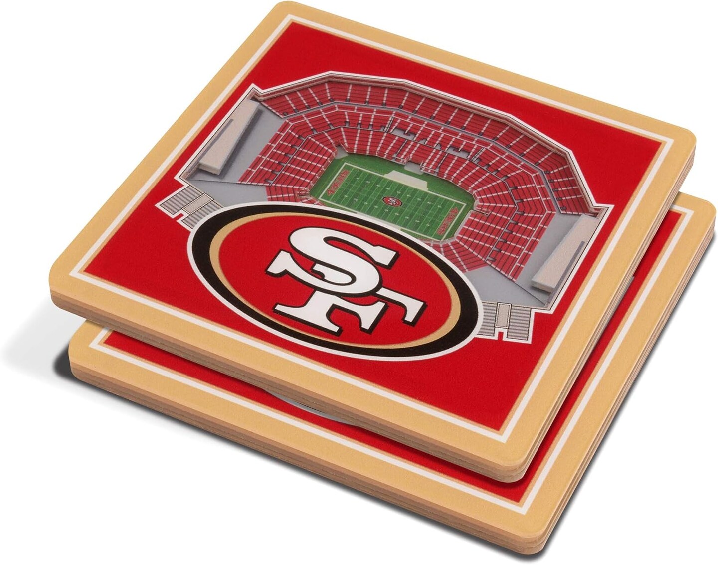 NFL San Francisco 49ers 3D Stadium View Coasters - Levi's Stadium