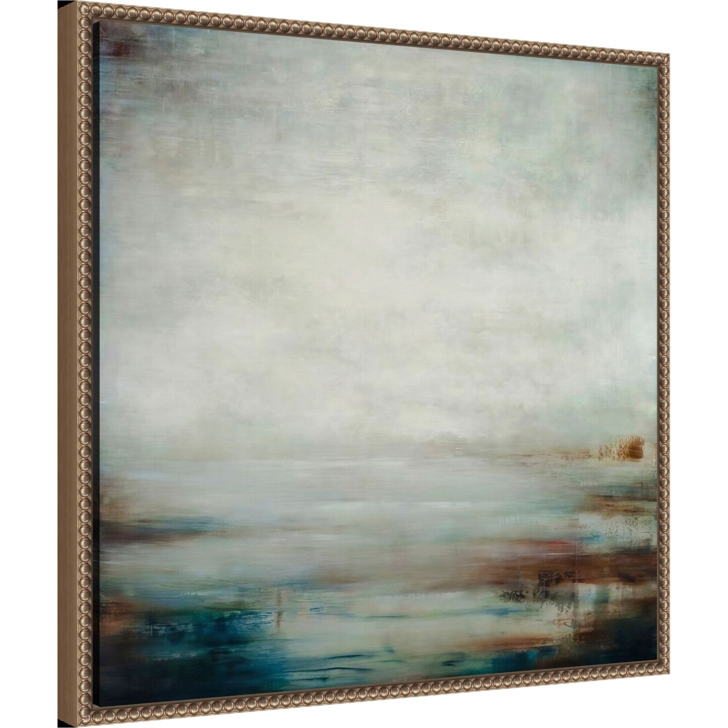 Where The River Meets The Sea by Aondrea h. Maynard Framed Canvas Wall Art