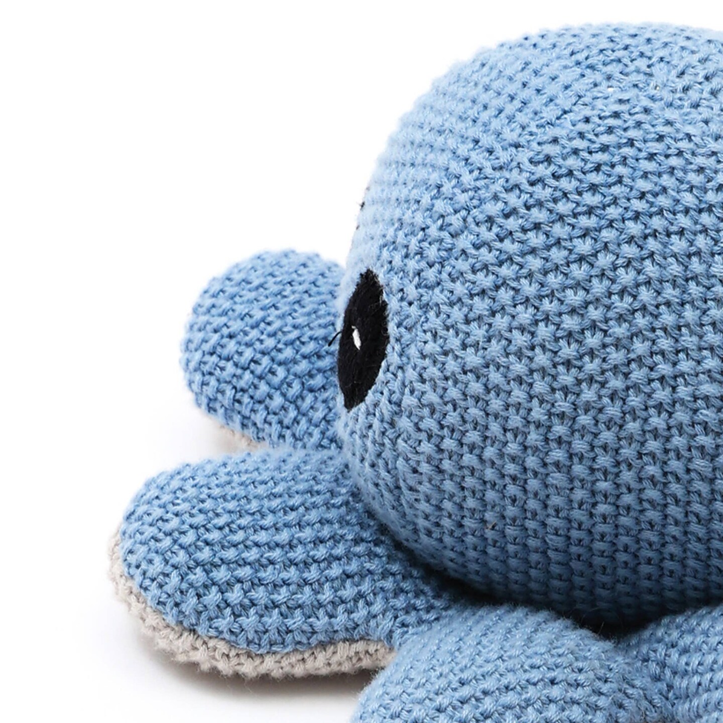 100% Handmade Cotton knitted Soft Jelly Plush Toy/Soft toys - Baby Blue