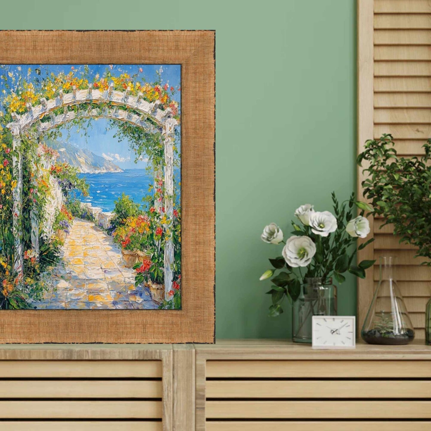Wide Antique Gold Copper Bronze Picture Frame 16x20 frame